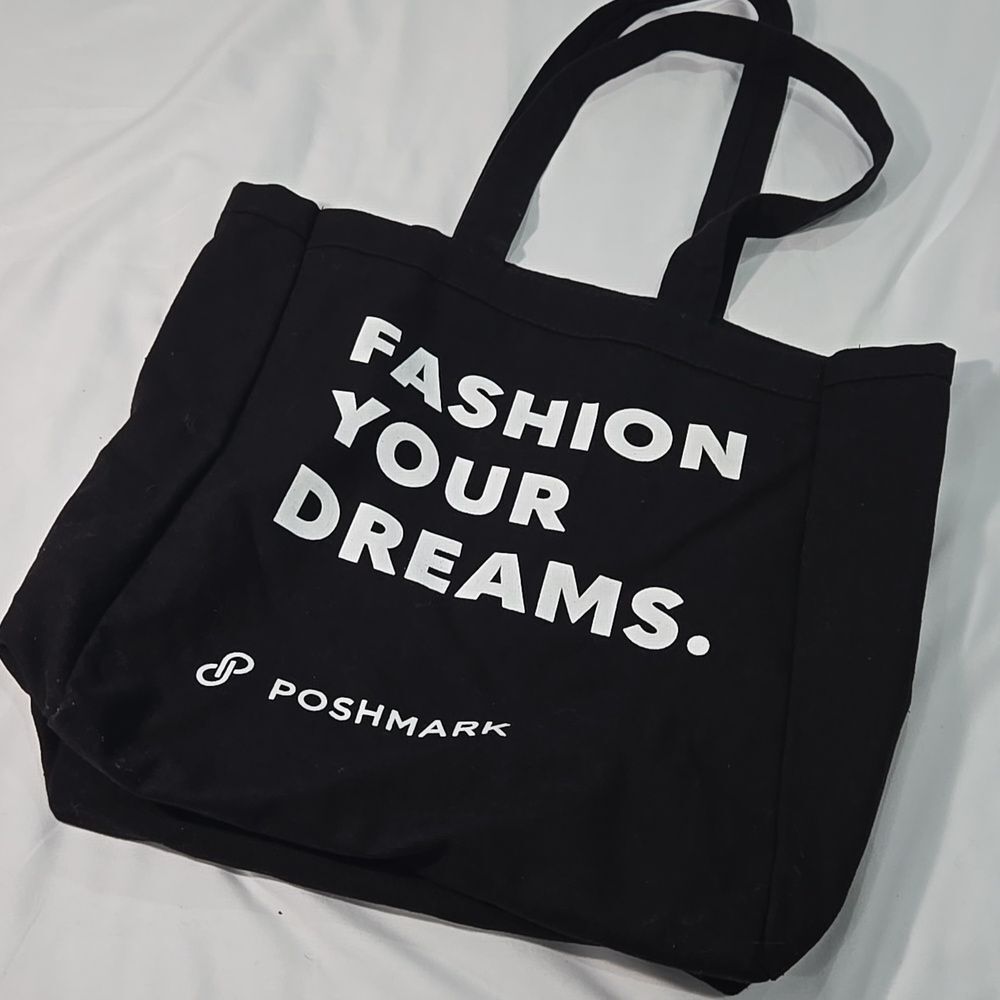 Official Poshmark Fashion Your Dreams Tote Black Bag